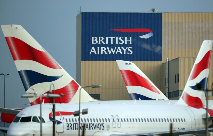 British Airways aircraft are seen at Heathrow Airport in west London, Britain, February 23, 2018. REUTERS/FILE PHOTO