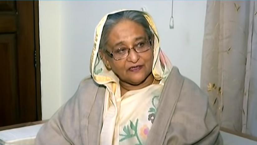 Prime Minister Sheikh Hasina during a conversation with Times Now