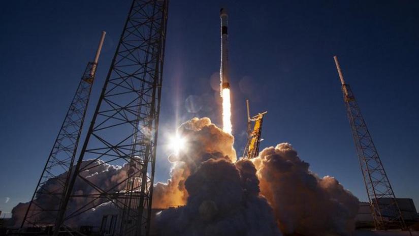 SpaceX won an initial contract to launch the first GPS 3 satellite in 2016. TWITTER/SpaceX