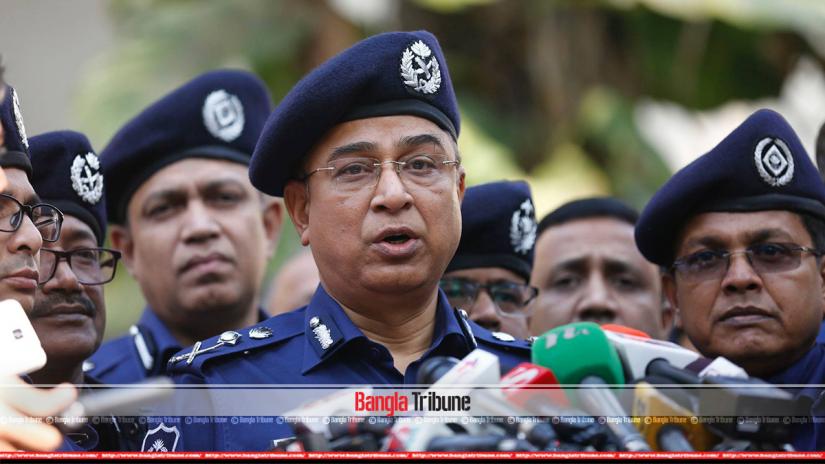 Inspector General of Police (IGP) Mohammad Javed Patwary was addressing the media at the Viqarunnisa School and College in Dhaka on Sunday morning (Dec 30). FILE PHOTO