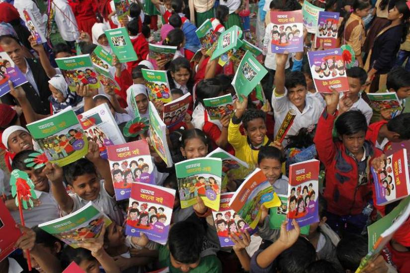 The government distributed over 2,950,120,784 textbooks among pre-primary, primary, ibtedayee, secondary, dakhil, dakhil [vocational] and SSC [vocational] students free of cost from 2010 to 2019. FILE PHOTO. FILE PHOTO