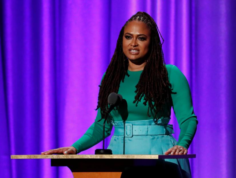 FILE PHOTO: 2018 Governors Awards -  November 18, 2018 - Director Ava DuVernay speaks on stage. REUTERS.