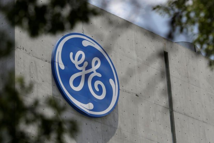 The logo of General Electric Co. is pictured at the Global Operations Center in San Pedro Garza Garcia, neighbouring Monterrey, Mexico, on May 12, 2017. REUTERS/file photo