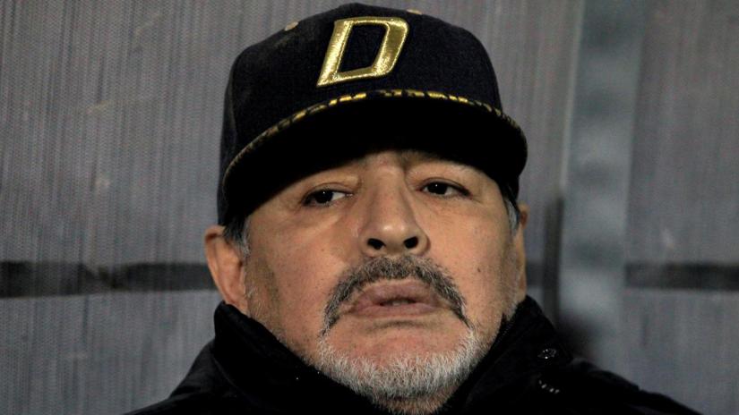 Dorados coach Diego Maradona looks at Benito Juarez Stadium, Ciudad Juarez, Mexico on Nov 24, 2018.. REUTERS/ File Photo