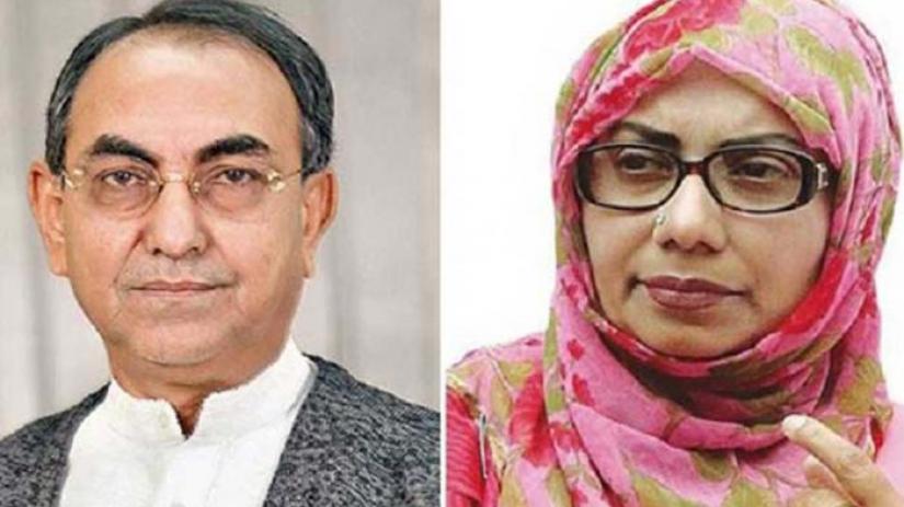 BNP Standing Committee Member Mirza Abbas and his wife Afroza Abbas