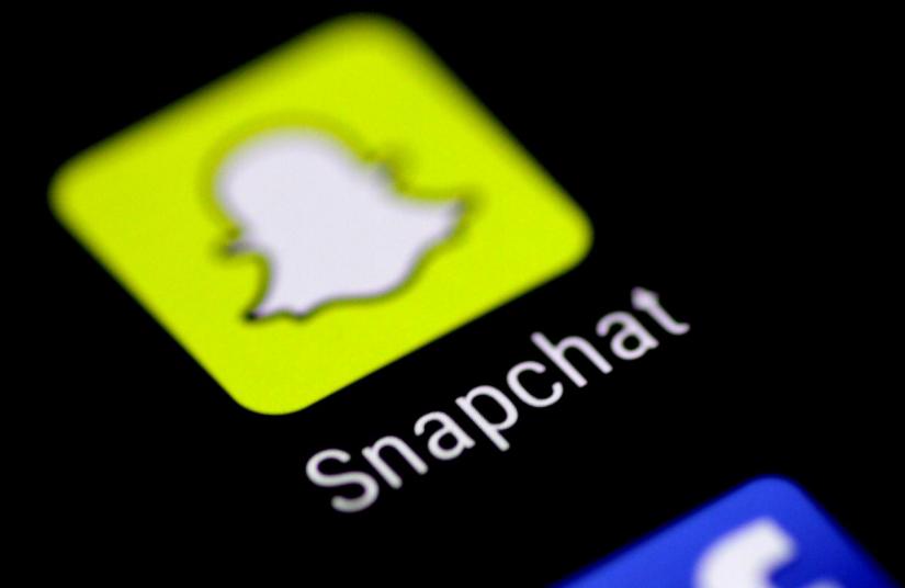 The Snapchat messaging application is seen on a phone screen. REUTERS/file photo