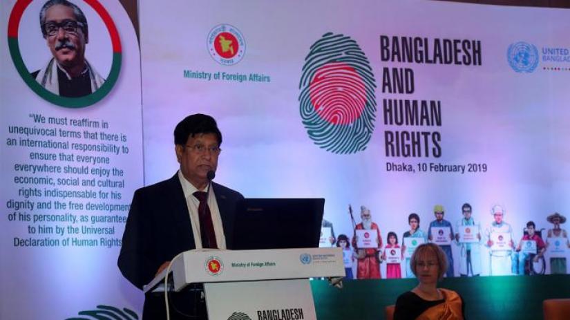 Foreign Minister AK Abdul Momen was addressing a seminar on the human rights condition of Bangladesh held at a hotel in Dhaka on Sunday (Feb 10).