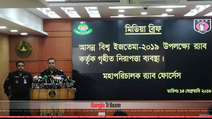 RAB Director General Benazir Ahmed speaking to the media on Thursday (Feb 14).
