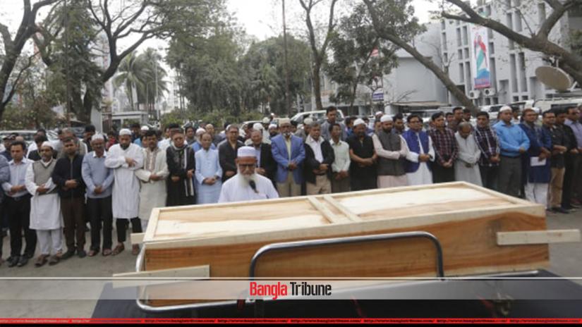 The first Namaaz-e-Janaza of prolific poet Al Mahmud was held on Saturday (Feb 16) at the National Press Club.