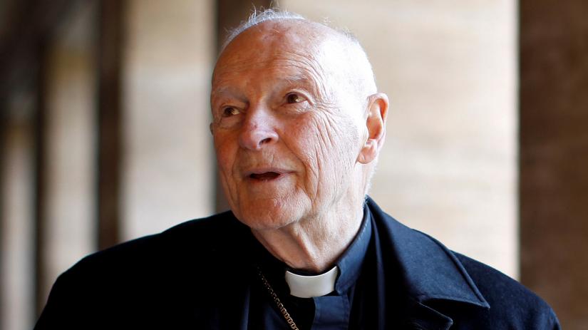 Cardinal Theodore Edgar McCarrick during an interview with Reuters at the North American College at the Vatican February 14, 2013. Picture taken February 14, 2013. REUTERS/File Photo