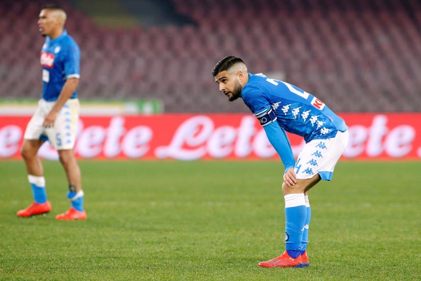 Serie A - Napoli v Torino - Stadio San Paolo, Naples, Italy - February 17, 2019 Napoli`s Lorenzo Insigne reacts REUTERS