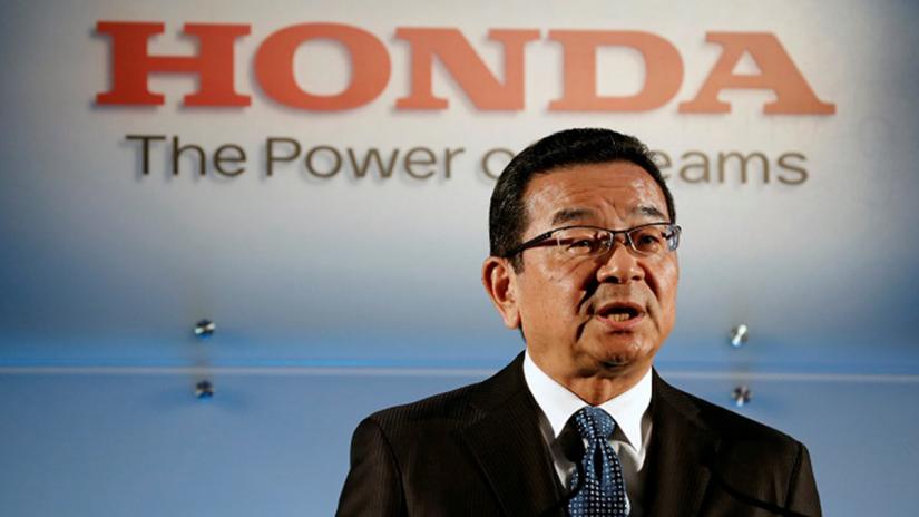 Honda Motor Chief Executive Takahiro Hachigo attends a news conference in Tokyo, Japan, February 19, 2019. REUTERS