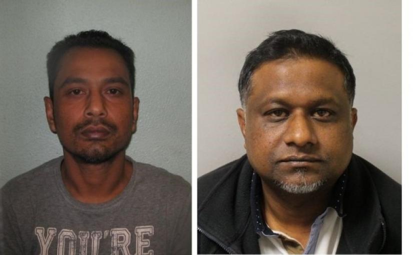 Shan Abda, of Stepney, and Mohammed Sajon, of Forest Gate. Photos: Met Police