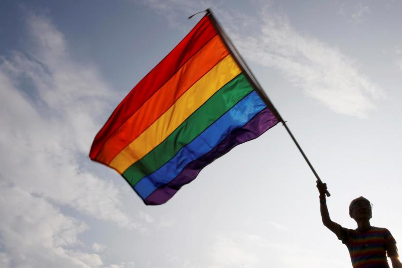 Gay rights activist Chi Chia-wei waves a rainbow flag during a rally to support the upcoming same-sex marriage referendum, in Taipei, Taiwan November 18, 2018. REUTERS/File Photo