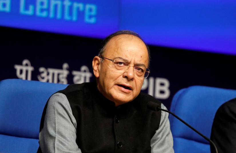 Finance Minister Arun Jaitley attends a news conference sharing details about the recapitalisation of public sector banks in New Delhi, January 24, 2018. REUTERS