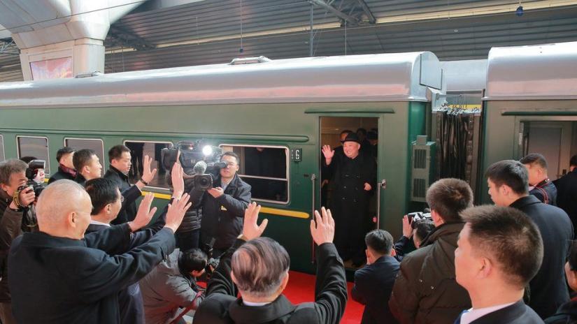 Kim Jong Un had earlier taken a train from North Korea to Beijing. REUTERS/File Photo