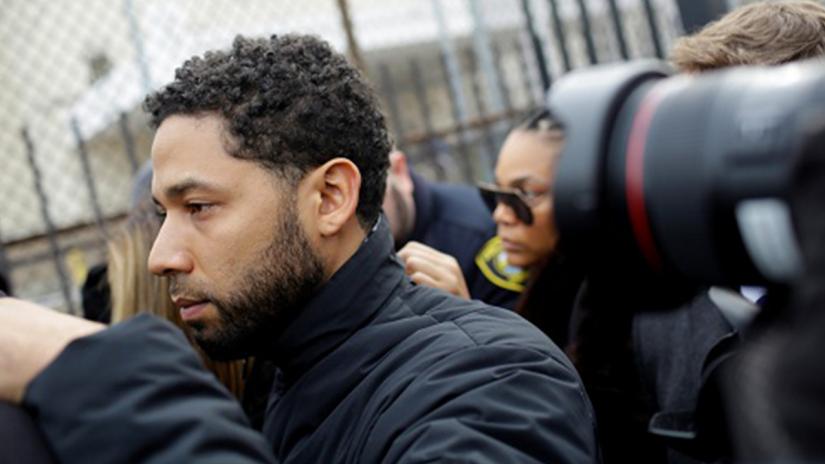 Jussie Smollett exits Cook County Department of Corrections after posting bail in Chicago, Illinois, US, Feb 21, 2019. REUTERS/File Photo