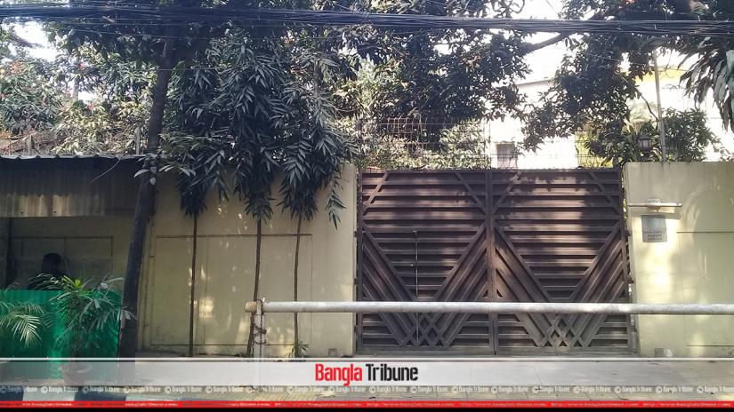 File Photo Shows Entance of BNP Chief Khaleda Zia`s Gulshan residence Feroza