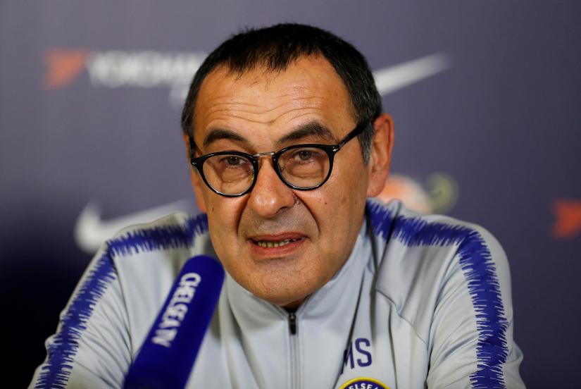 Chelsea manager Maurizio Sarri. REUTERS/file photo