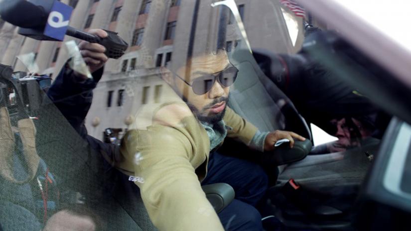 A family member of Jussie Smollett leaves the Leighton Criminal Court Building in a vehicle after Smollett`s bond hearing in Chicago, Illinois, US, Feb 21, 2019. REUTERS/File Photo