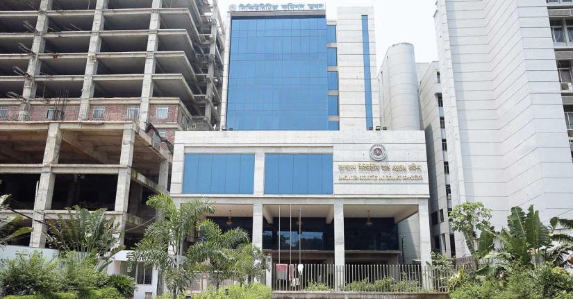 A general view of Bangladesh Securities and Exchange Commission Office in Dhaka. PHOTO/Syed Zakir Hossain