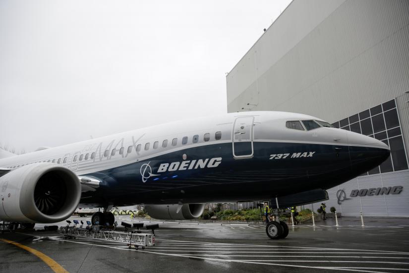 The first Boeing 737 MAX 7 is unveiled in Renton, Washington, US February 5, 2018. REUTERS/File Photo