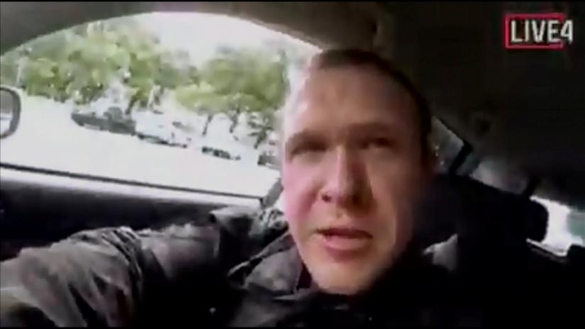 A still image taken from video circulated on social media, apparently taken by a gunman and posted online live as the attack unfolded, shows him driving in Christchurch, New Zealand, March 15, 2019. Social Media Website/Handout via REUTERS