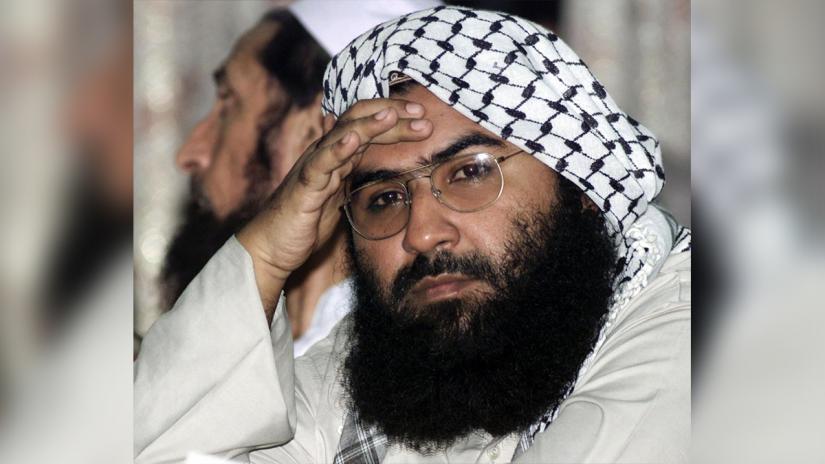 Maulana Masood Azhar, head of Pakistan`s militant Jaish-e-Mohammad party, attends a pro-Taliban conference organised by the Afghan Defence Council in Islamabad August 26, 2001. MK/JD/Reuters/File Photo