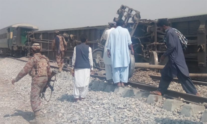 Four people were killed and 10 injured in Pakistan on Sunday when a bomb went off on a train track in the resource-rich province of Baluchistan. Photo/DAWN