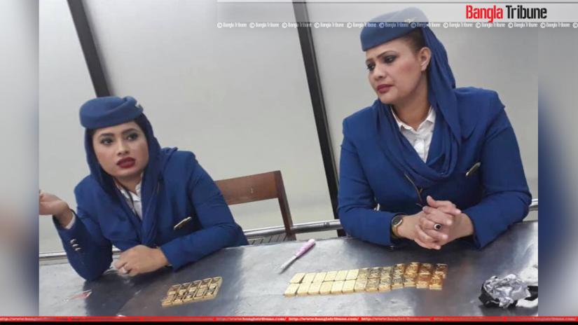 Saima Akhter and Farzana Afroz arrived at the Hazrat Shahjalal International Airport in Dhaka around 2am on Monday (Mar 18) in a Saudia Airlines flight.