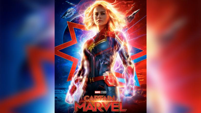 `Captain Marvel` movie poster