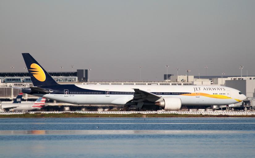 A Jet Airways Boeing 777-300ER taxis at San Francisco International Airport, San Francisco, California, February 16, 2015. REUTERS