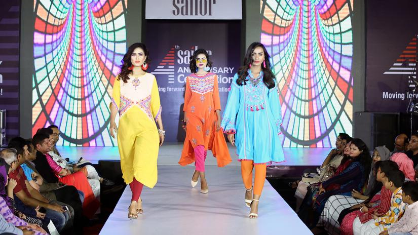 Fashion brand Sailor organised a glamorous fashion show to celebrate its fourth anniversary.