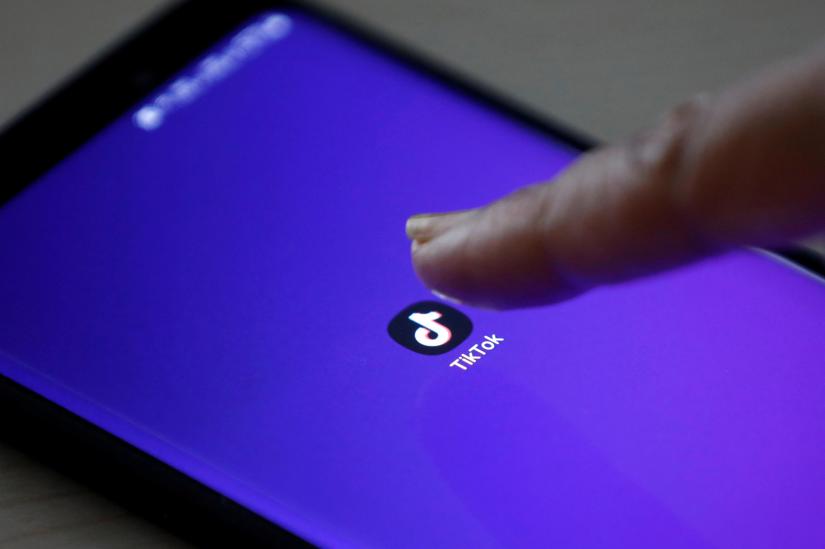The logo of TikTok application is seen on a mobile phone screen in this picture illustration taken February 21, 2019. REUTERS/File Photo