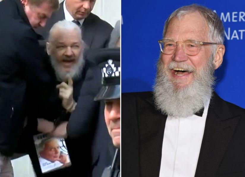 Julian Assange get mocked for ‘David Letterman’ beard