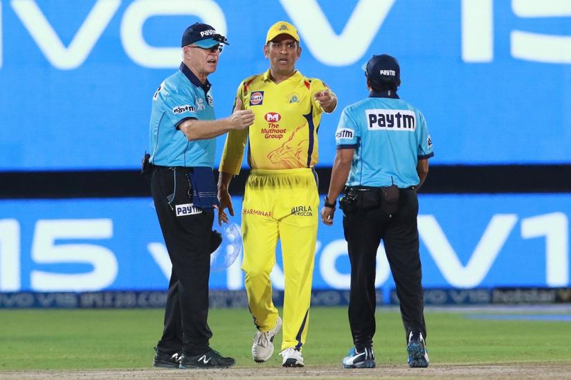 Hailed as `Captain Cool` during his trophy-laden years as India skipper, an unusually fired-up Dhoni stepped onto the field to remonstrate with umpire over a contentious no-ball call in a dramatic final over against Rajasthan Royals on Thursday (Apr 11). Twitter(@IPL