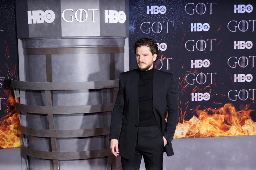 Kit Harington arrives for the premiere of the final season of 'Game of Thrones' at Radio City Music Hall in New York, US., April 3, 2019. REUTERS