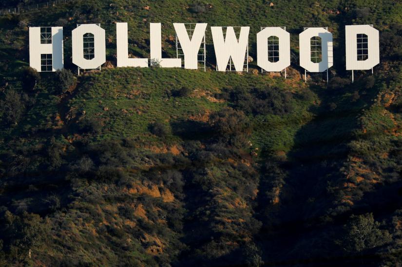 The iconic Hollywood sign is shown on a hillside above a neighborhood in Los Angeles California, U.S., February 1, 2019. REUTERS/File Photo