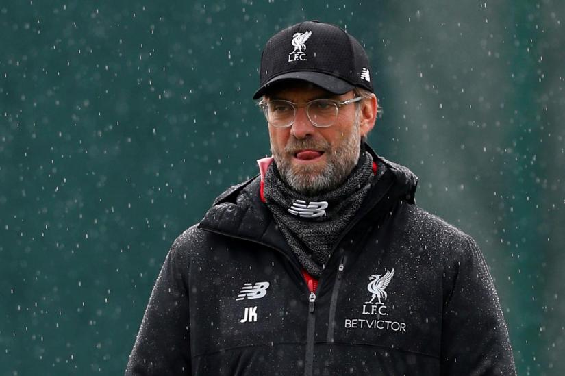 Champions League - Liverpool Training - Melwood, Liverpool, Britain - April 16, 2019 Liverpool manager Juergen Klopp during training. Reuters/File Photo