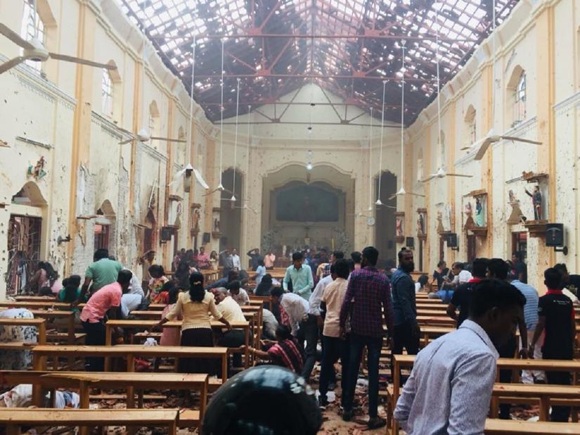 The St Sebastian`s church in Negombo, north of Colombo, was one of the three churches hit by explosion on Easter Sunday. FACEBOOK/St Sebastian Church, Negombo