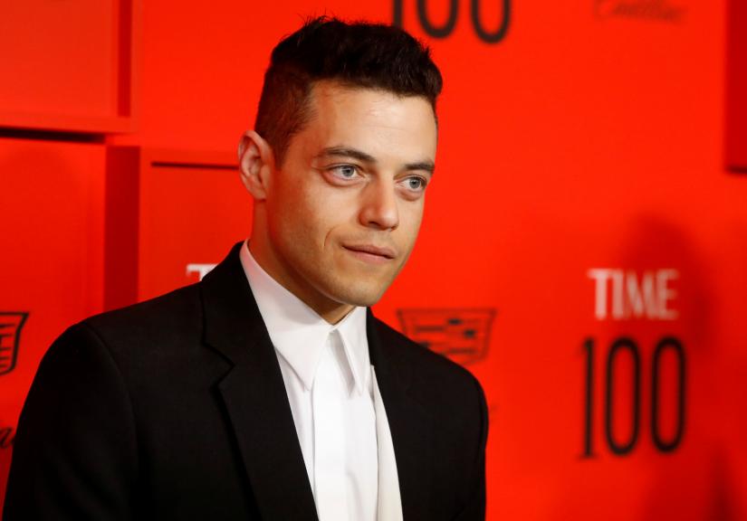 Rami Malek poses upon arriving for the Time 100 Gala celebrating Time magazine`s 100 most influential people in the world in New York, U.S., April 23, 2019. REUTERS