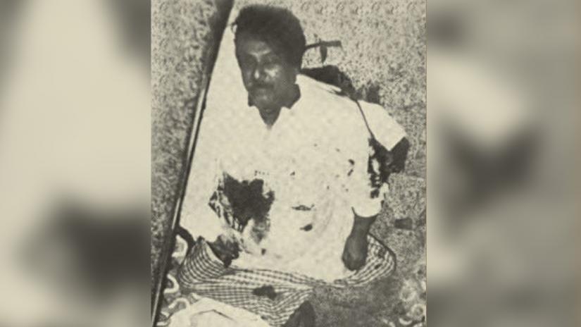 Dead body of Bangabandhu Sheikh Mujibur Rahman