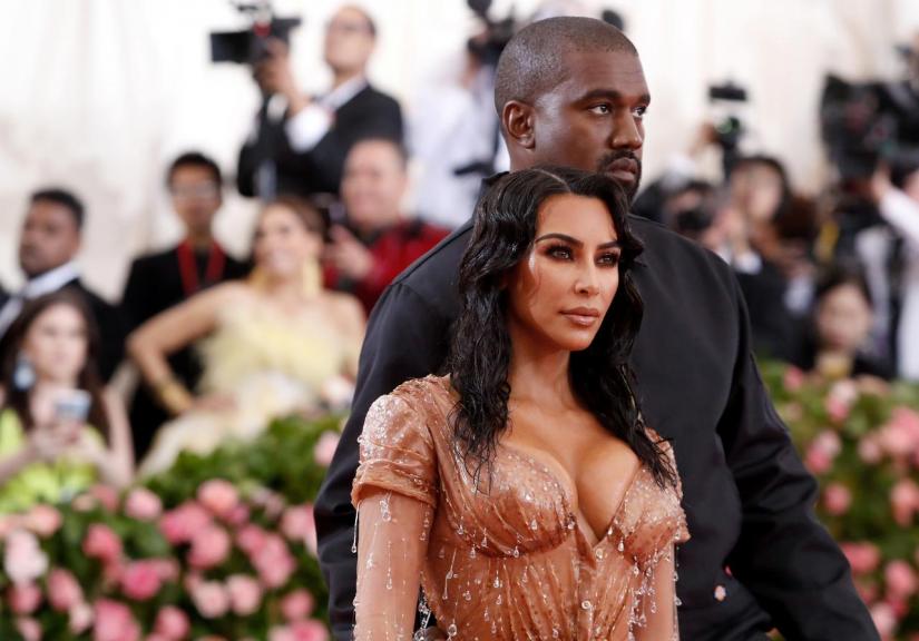 Kim Kardashian and Kanye West at Metropolitan Museum of Art Costume Institute Gala - Met Gala - Camp: Notes on Fashion- Arrivals - New York City, US on May 6, 2019. REUTERS/File Photo