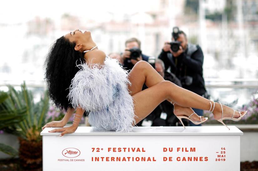 Leyna Bloom at 72 eme Festival de Cannes on May 19, 2019. Reuters