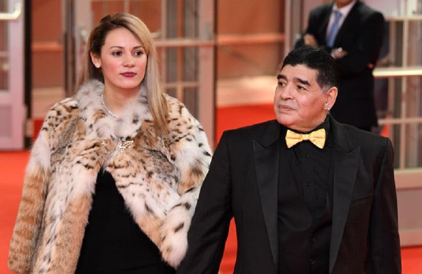 Diego Maradona and Roco Oliva