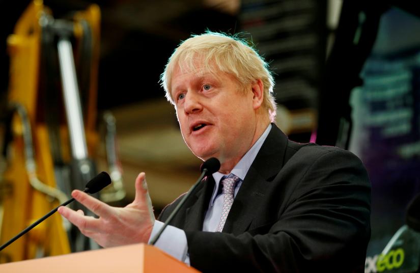 Former British Foreign Secretary Boris Johnson gives a speech at the JCB Headquarters in Rocester, Staffordshire, Britain, January 18, 2019. REUTERS/File Photo