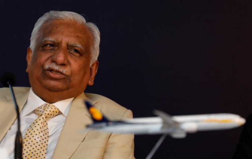 Naresh Goyal, Chairman of Jet Airways speaks during a news conference in Mumbai, November 29, 2017. REUTERS