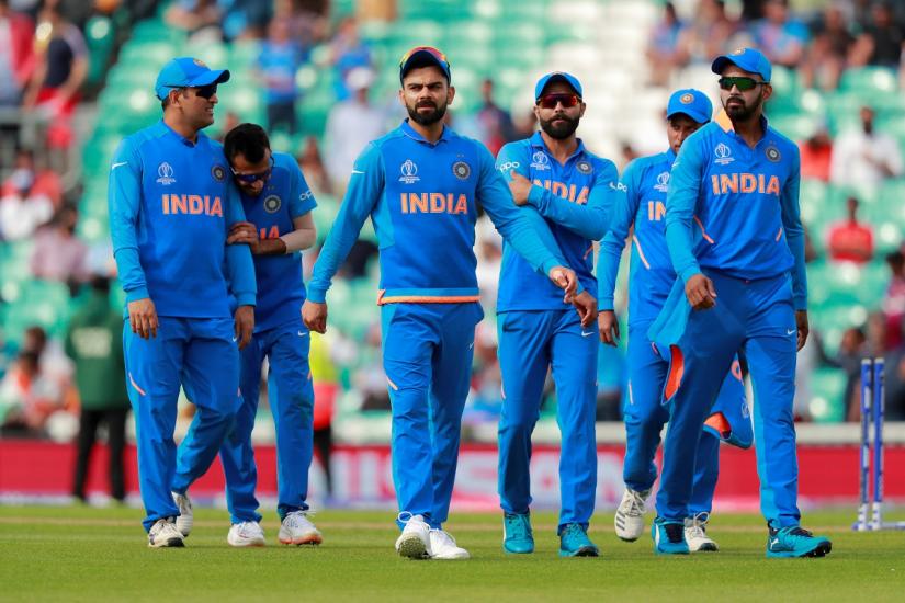 ICC Cricket World Cup Warm-Up Match - India v New Zealand - Kia Oval, London, Britain - May 25, 2019 India`s players at the end of the match Action Images via Reuters