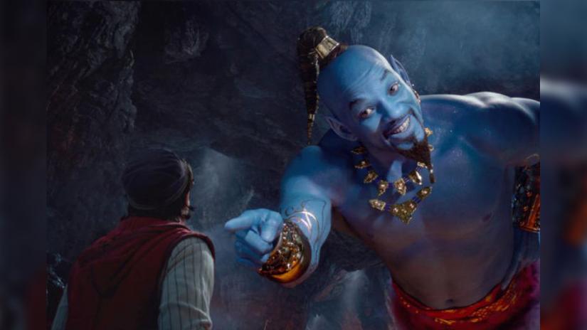 Aladdin has outperformed Disney`s pre-opening domestic projections, which were in the US$75 million to US$85 million range, taking in US$86.1 million in its first three days. PHOTO/ THE WALT DISNEY COMPANY