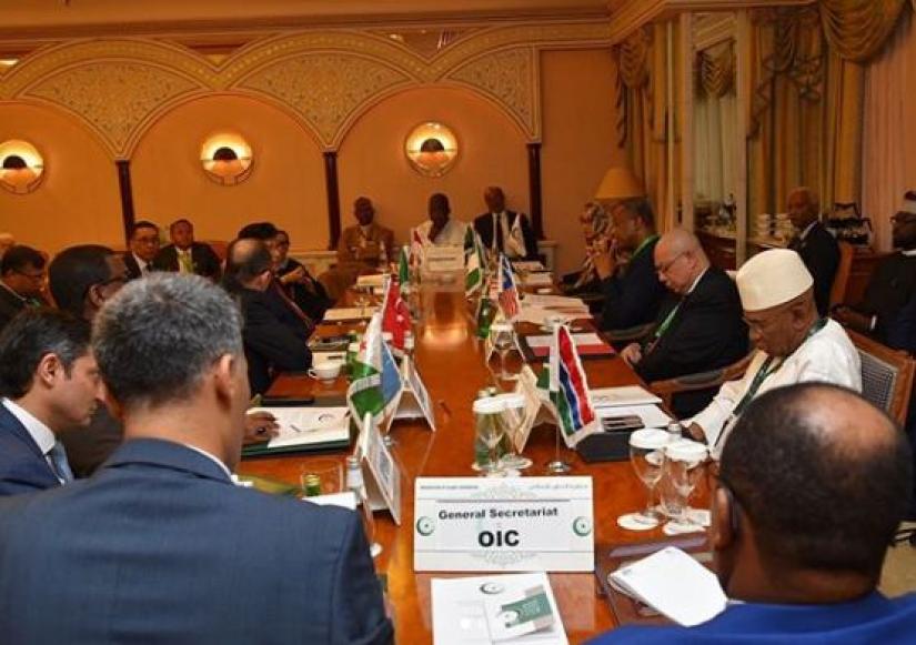 This social media photo shows Meeting of OIC Contact Group on Rohingya was held on the sidelines of the OIC Makkah Summit. Photo: INSTAGRAM/OIC